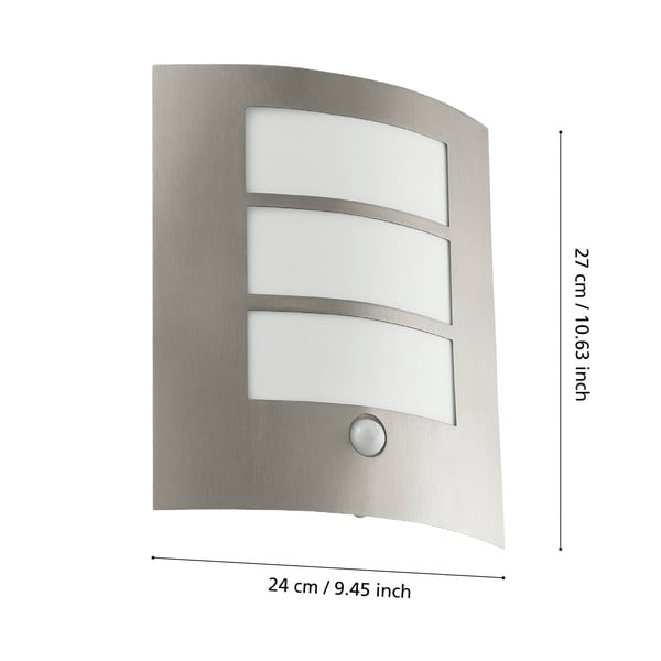 Fali kültéri lámpa (magasság 26 cm) CITY – EGLO-image-3