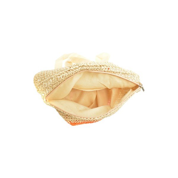Orange női szalma hátitáska - Mangotti Bags-image-4