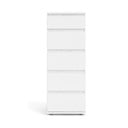 Fehér magas komód 40x107 cm Nova – Tvilum