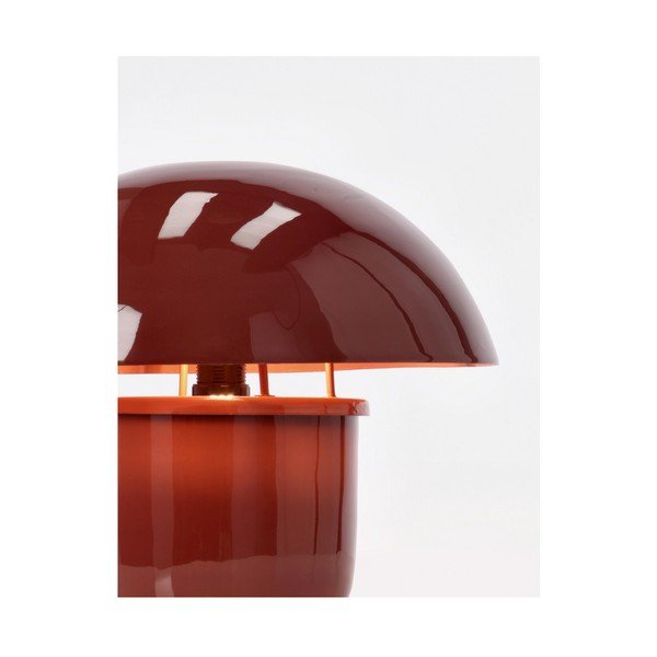 Borvörös fém asztali lámpa fém búrával (magasság 27 cm) Koppel – Bizzotto-image-2