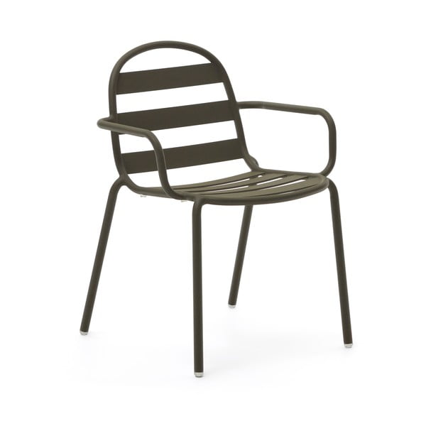 Zöld fém kerti szék Joncols – Kave Home