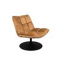 Mustársárga bársony fotel Bar – Dutchbone