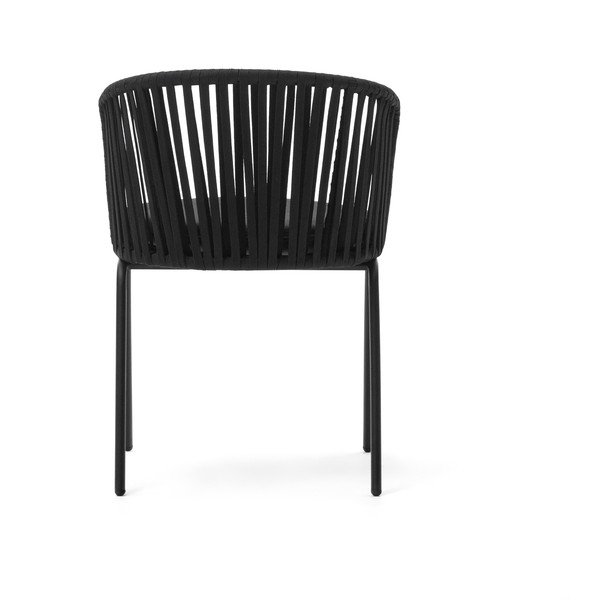 Fekete fém kerti szék Saconca – Kave Home-image-2