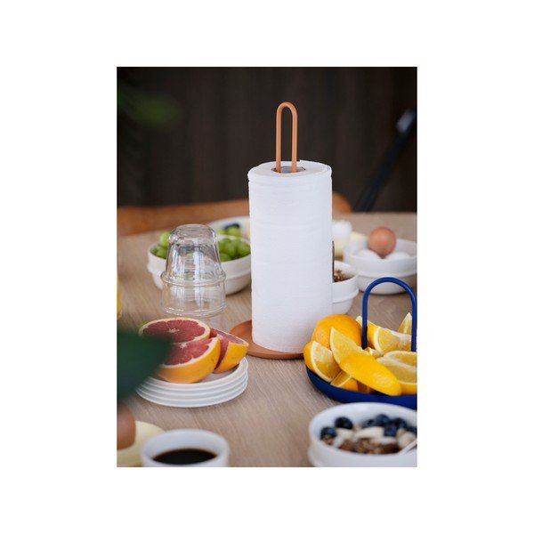 Narancssárga fém papírtörlő tartó ø 14,5 cm Singles – Zone-image-3