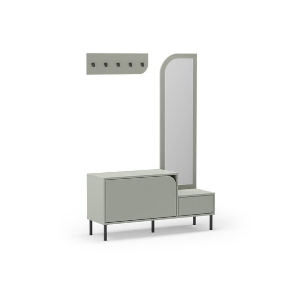 Zöldesszürke előszoba bútor Bea – Marckeric-image-3