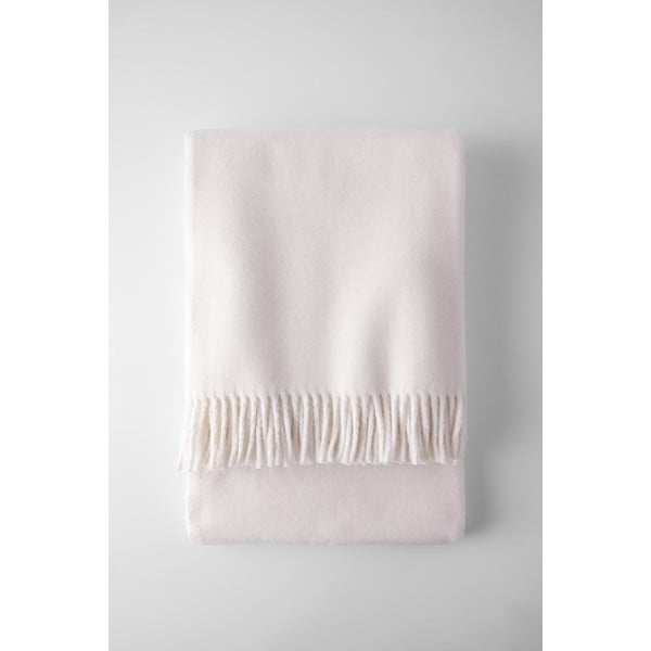 Basics krémszínű pléd, 140 x 180 cm - Euromant