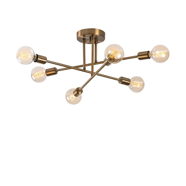 Aranyszínű mennyezeti lámpa 64x64 cm Flower – Opviq lights-image-2