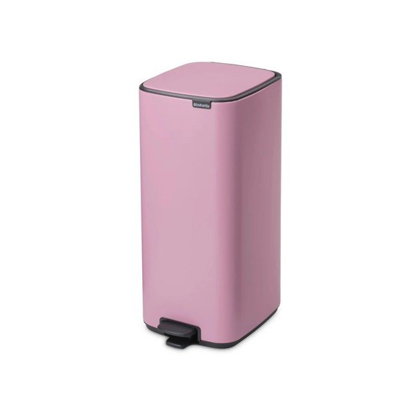 Rózsaszín acél pedálos szemetes 30 l Bo – Brabantia