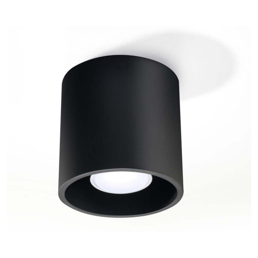 Roda fekete mennyezeti lámpa - Sollux