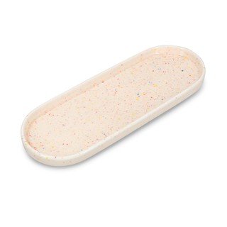 Porcelán szervírozó tálca 10x28,5 cm Fika – ONA