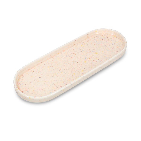 Porcelán szervírozó tálca 10x28,5 cm Fika – ONA