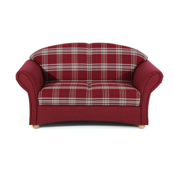 Corona piros kockás kanapé, 151 cm - Max Winzer