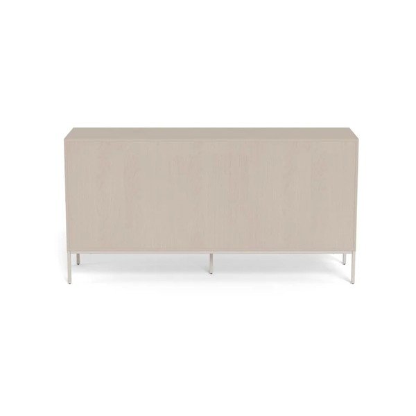 Szürke melamin komód 157x80x40 cm Palmdale – Actona-image-4
