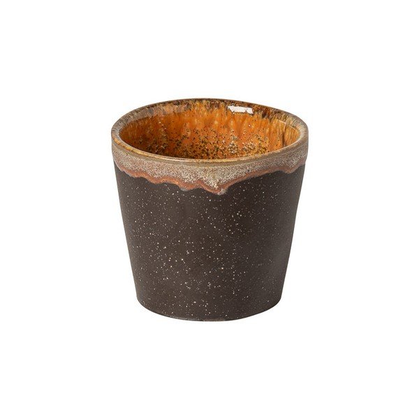 Sötétbarna kőedény eszpresszó csésze 70 ml Poterie – Casafina