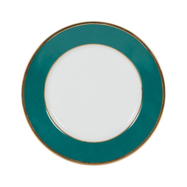 Petróleumkék porcelán desszertes tányér ø 20,5 cm Ginger – Côté Table