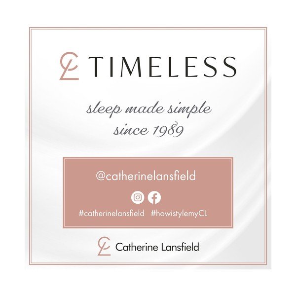 Fehér-zöld kétszemélyes hosszabbított ágyneműhuzat 230x220 cm Scallop Border – Catherine Lansfield-image-4