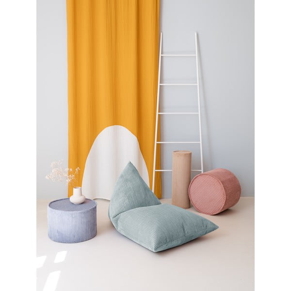 Mentazöld kordbársony gyerek babzsákfotel Big Lounger – Wigiwama-image-1