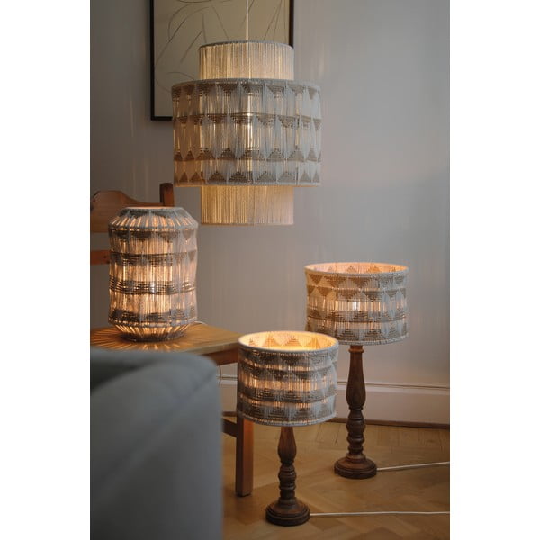 Barna-natúr színű asztali lámpa textil-juta búrával (magasság 62,5 cm) Ano – Markslöjd-image-1