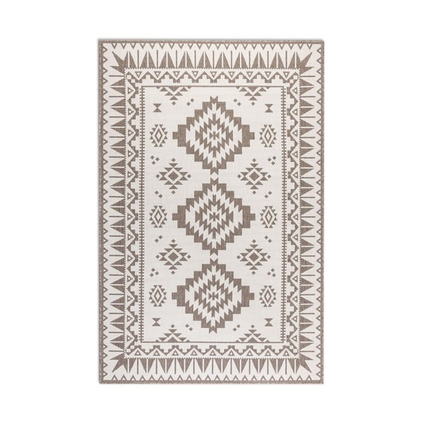 Barna-krémszínű kültéri szőnyeg 120x170 cm Gemini – Elle Decoration