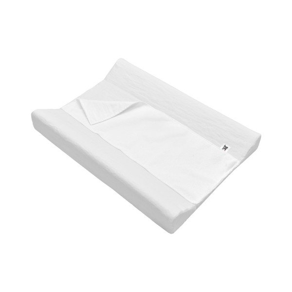 Snow White fehér len vízálló pelenkázó alátét, 50 x 70 cm - BELLAMY-image-3