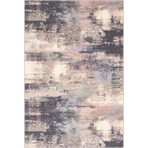 Világos rózsaszín gyapjú szőnyeg 133x180 cm Fizz – Agnella