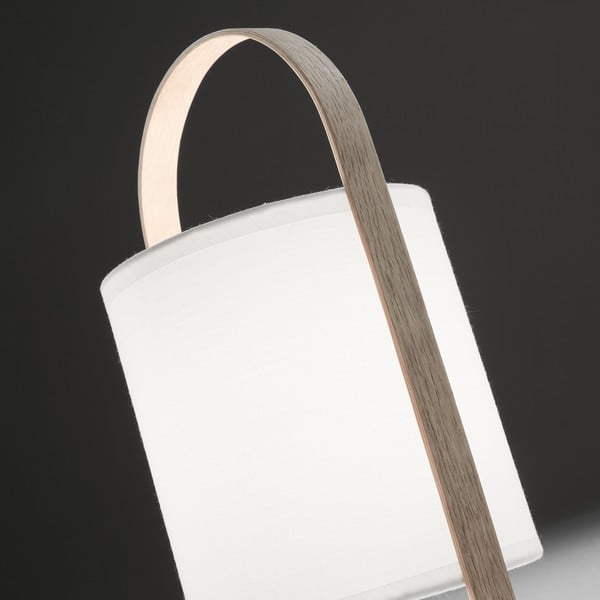 Zayla fehér asztali lámpa - Kave Home-image-2