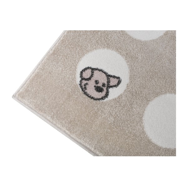 Puppy bézs színű szőnyeg, 120 x 170 cm - Mazzini Sofas-image-1
