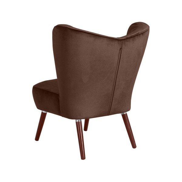 Sari Velvet sötétbarna fotel - Max Winzer-image-4