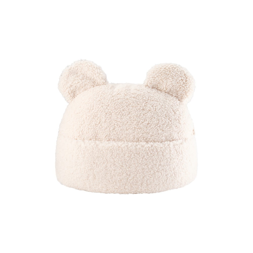 Krémszínű buklé párna gyerek kanapéhoz Teddy Pouch Wigiwama