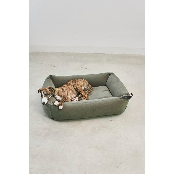 Zsályaszínű fekhely kutyáknak 120x93 cm Comodo Sage L – MiaCara-image-2