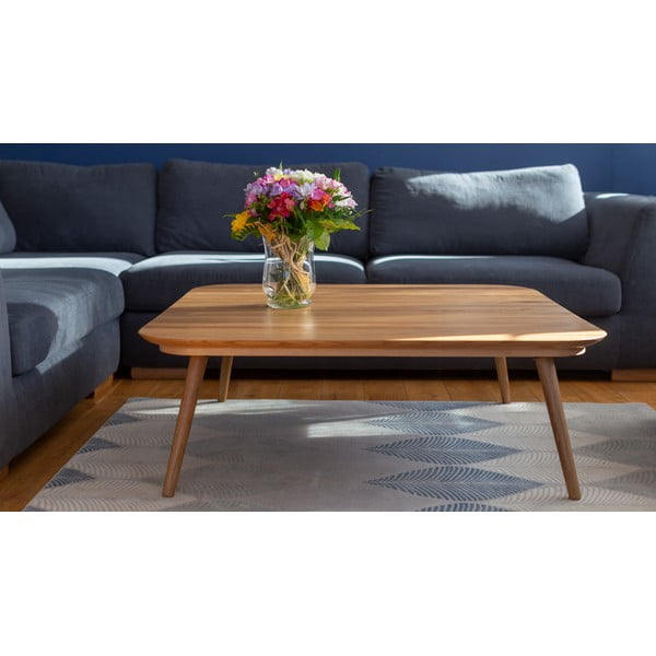 Contrast Tetra kőrisfa dohányzóasztal, 110 x 110cm - Ragaba-image-3