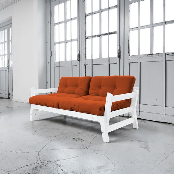 Step White/Orange kinyitható kanapé - Karup