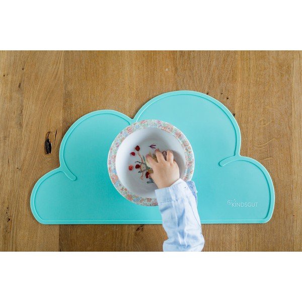 Cloud türkiz szilikon tányéralátét, 49 x 27 cm - Kindsgut-image-3