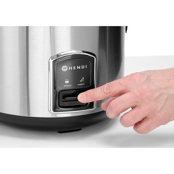 Fekete-ezüstszínű rizsfőző – Hendi-image-1