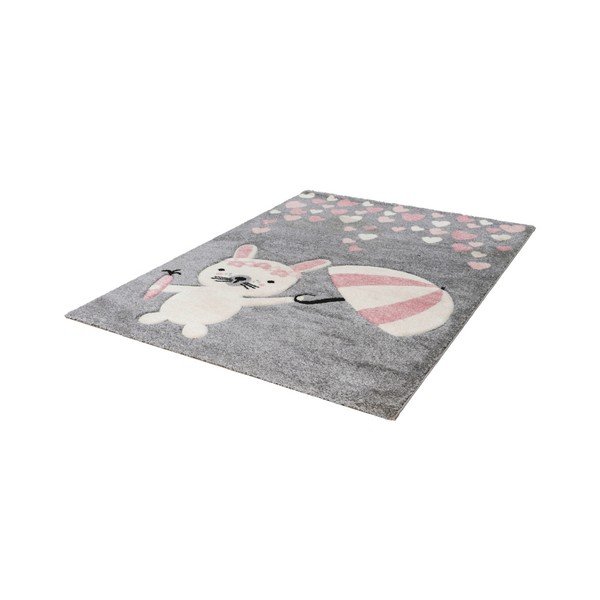 Eső szürke gyerekszőnyeg, 80 x 150 cm - Kayoom-image-1