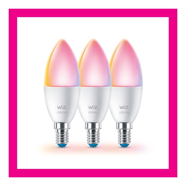 LED okos izzó szett 3 db-os E14, 5 W – WiZ-image-2