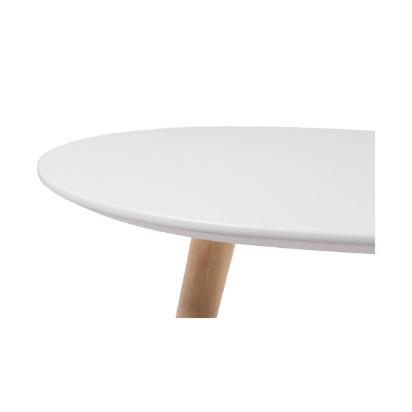 Fly fehér dohányzóasztal bükkfa lábakkal, 75 x 43 cm - Furnhouse-image-2