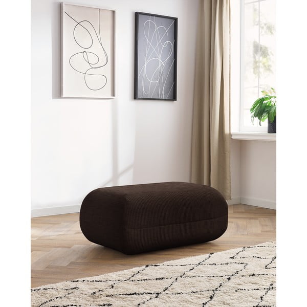 Sötétbarna kordbársony lábtartó Lecomte – Bobochic Paris-image-1