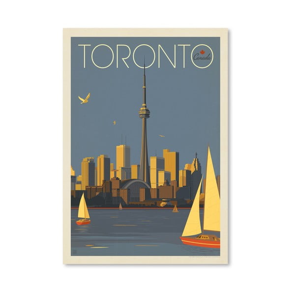 Toronto poszter, 42 x 30 cm - Americanflat