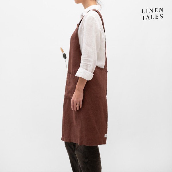 Len kötény Chocolate – Linen Tales-image-2