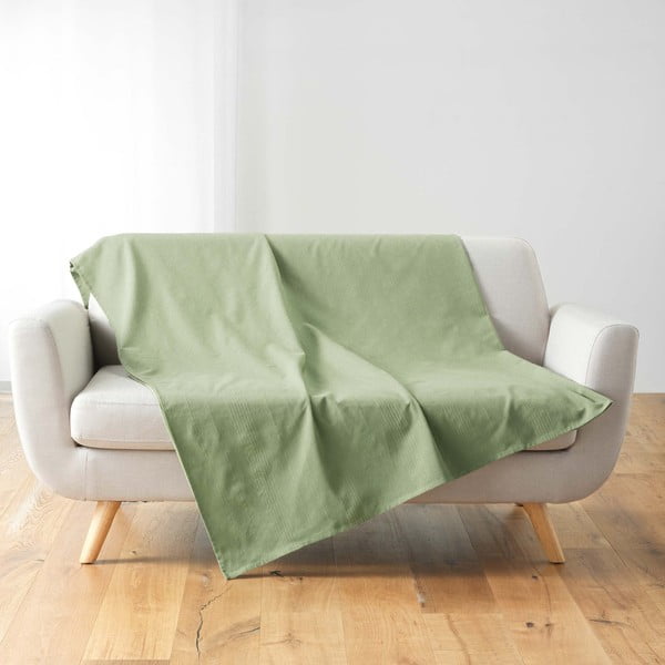 Zöld ágytakaró 220x240 cm Lucile – douceur d'intérieur