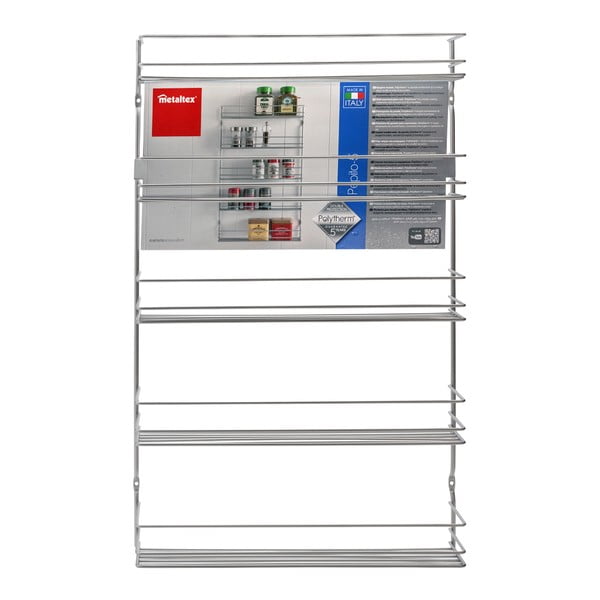 Fali acél fűszertartó állvány Pepito – Metaltex-image-2