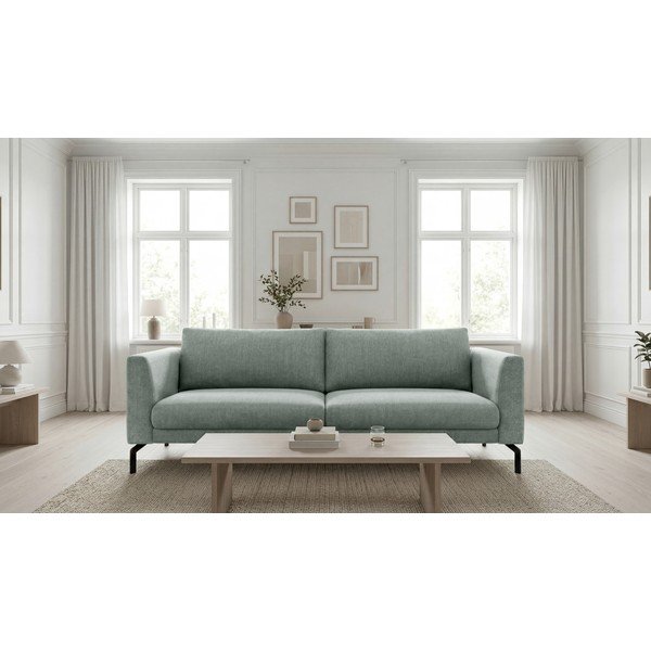 Világosszürke kanapé 216 cm Gomero – Scandic-image-1
