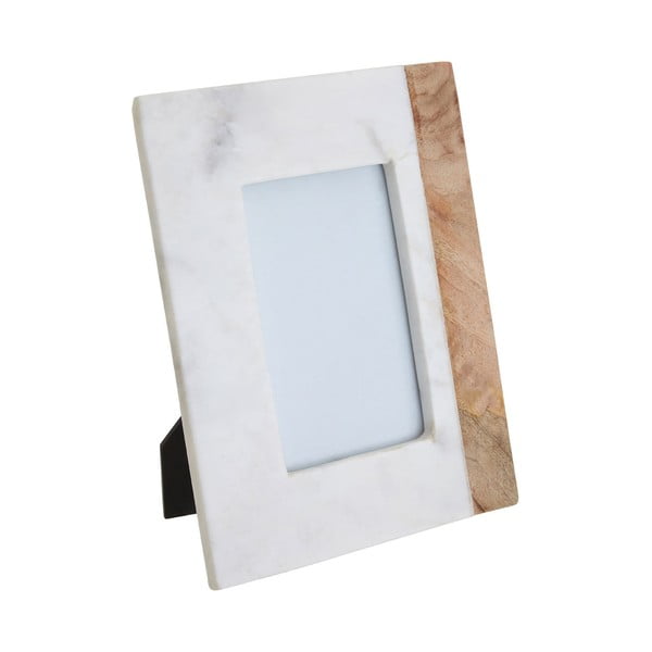 Fehér-natúr színű kő képkeret 18x23 cm Sena – Premier Housewares
