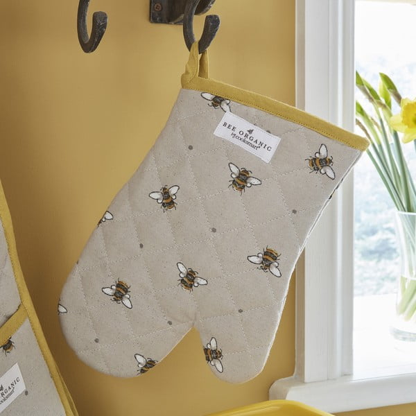 Konyharuha, kötény és edényfogó szett 5 db-os Bumble Bees – Cooksmart ®-image-3