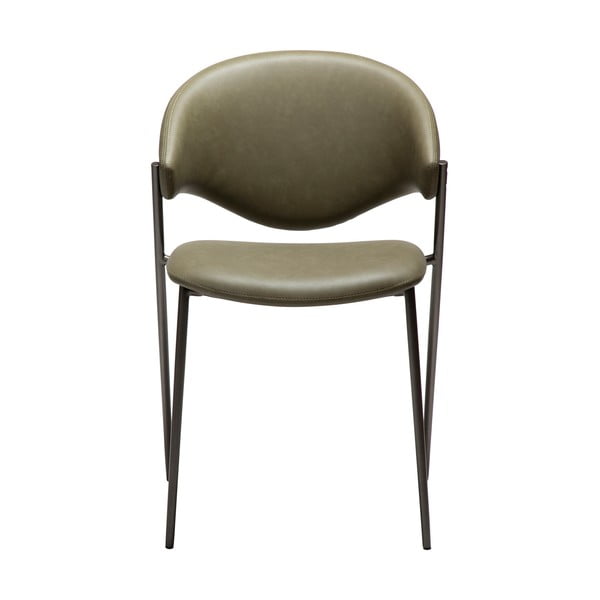 Khaki bőrutánzat étkezőszék Zone – DAN-FORM Denmark-image-1