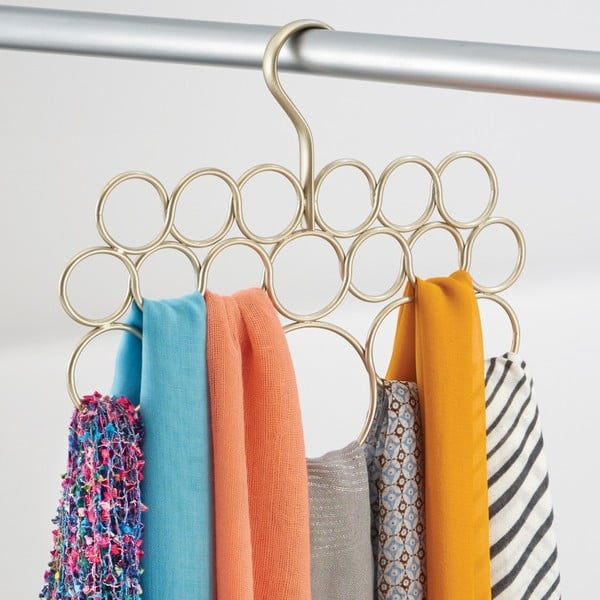 Axis aranyszínű fém sáltartó vállfa, hosszúság 29 cm - InterDesign-image-1