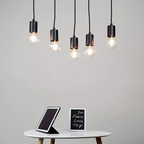 Cero Basic fekete ötágú függőlámpa - Sotto Luce-image-2