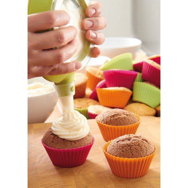 Szilikon muffin sütőforma készlet 12 db-os ø 7 cm – Lékué-image-2