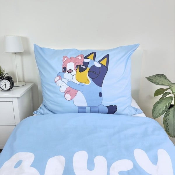 Egyszemélyes pamut gyerek ágyneműhuzat 140x200 cm Bluey – Jerry Fabrics-image-4
